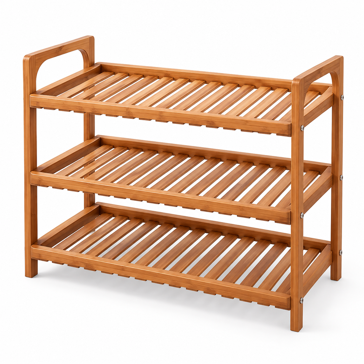 Rangement chaussures 3 étages en bois