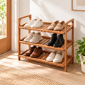 Rangement chaussures 3 étages en bois