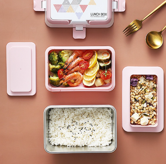 Boîte à lunch hermétique en plastique