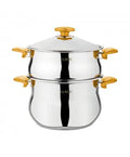 Couscoussier inox 24 cm, 9,2 L