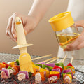 Distributeur d'huile avec brosse en silicone
