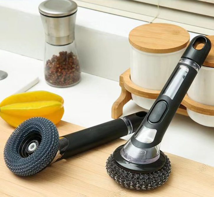 Brosse à vaisselle avec distributeur