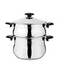 Couscoussier inox 22 cm, 6,5 L