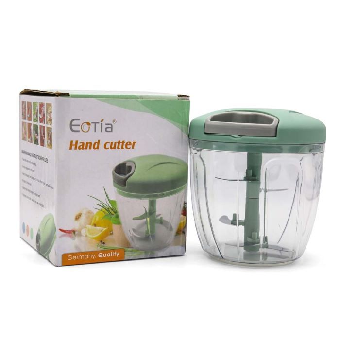Mini hachoir manuel Eotia Cutter, 5 lames inox et cordon