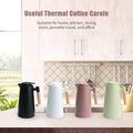 Carafe isotherme Thermos Café 1 L, poignée bois, double paroi